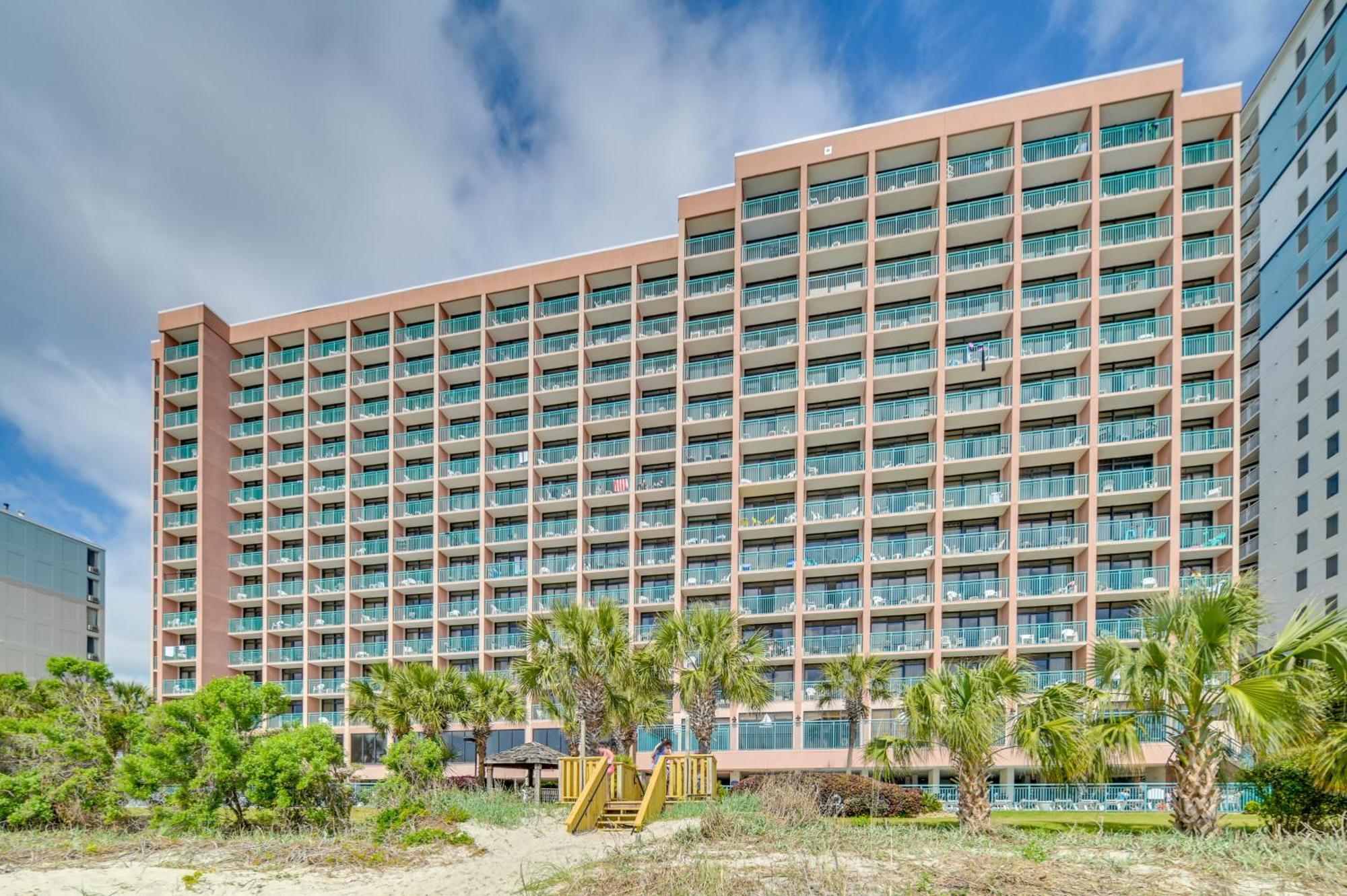 Myrtle Beach Oceanfront Condo With Pool And Lazy River Exterior foto